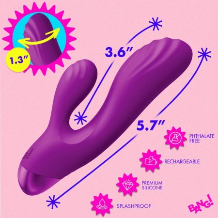 (image for) Flexible G-Spot Silicone Rabbit Vibrator