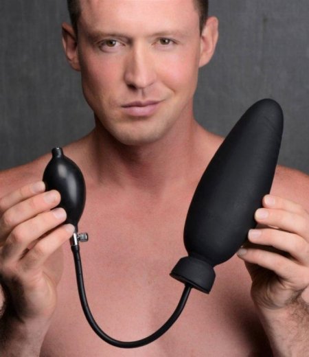 (image for) Dick-Spand Inflatable Silicone Dildo