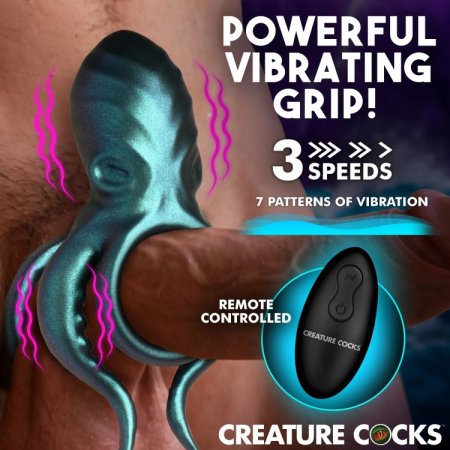 (image for) Octo Grip Vibrating Silicone Cock Ring
