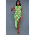 (image for) All Night Long Dress - Neon Green