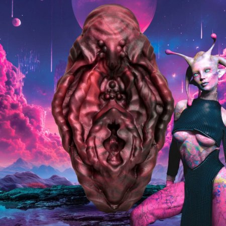 (image for) Xeno Pussy Vulva Silicone Grinder
