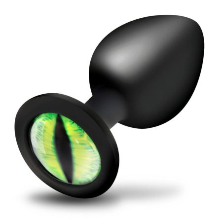 (image for) Creature Eye Green Eye Silicone Butt Plug - Medium
