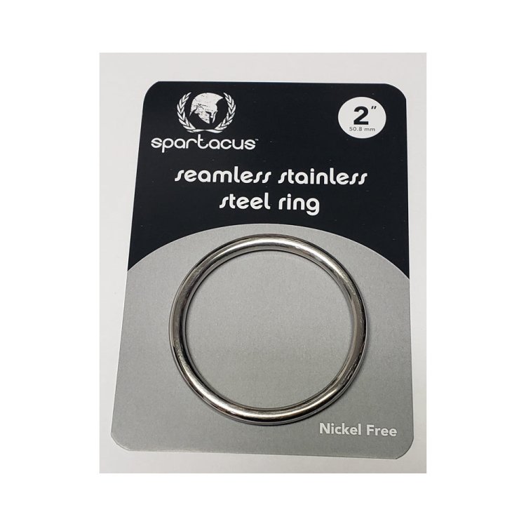 (image for) Seamless Stainless Steel Ring 2\"