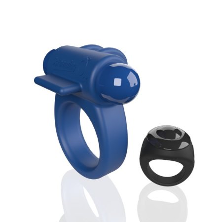 (image for) Screaming O Remote Controlled Switch Vibrating Ring - Blue