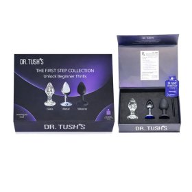 Beginner, The First Step Anal Plug Set – Glass, Metal & Silicone