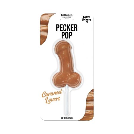 (image for) Lusty Lickers Pecker Pop - Caramel