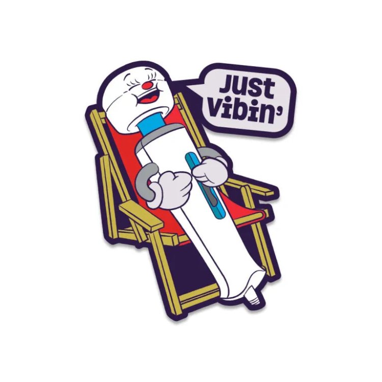 (image for) Fuck Buddies: Just Vibin\' Enamel Pin *