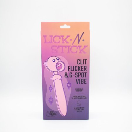 (image for) Lick N' Stick Clit Flicker & G-Spot Vibe