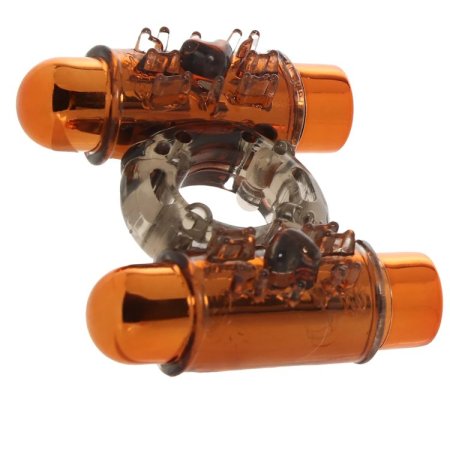 (image for) Stay Hard - Vibrating Cock Ring Set with Sleeve And 2 Bullets