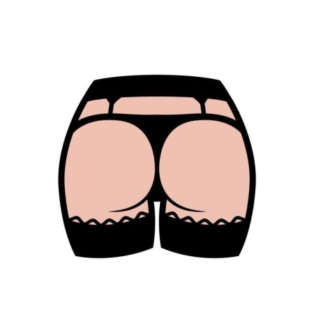 (image for) Enamel Pin: Sexy Butt *
