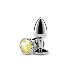Rear Assets - Silver - Small - Yellow Gem Rear Assets - Silver - Small - Yellow Gem