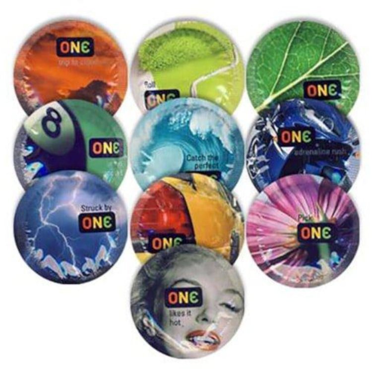 (image for) ONE Colours Sensations Condoms 100p Bowl