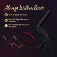 (image for) Temptasia Ardor - Silicone Flogger - Black