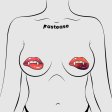 (image for) Vampire Fangs Pasties Biting Lip