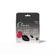 (image for) RUBY Ombre - MEDIUM Cheeky Charms Eluxe Vibrating Plug With Remote - Clear Gem