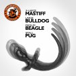 (image for) BEAGLE puppy tail buttplug BLACK Medium