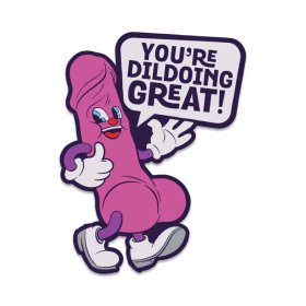 Fuck Buddies: You’re Dildoing Great Enamel Pin *