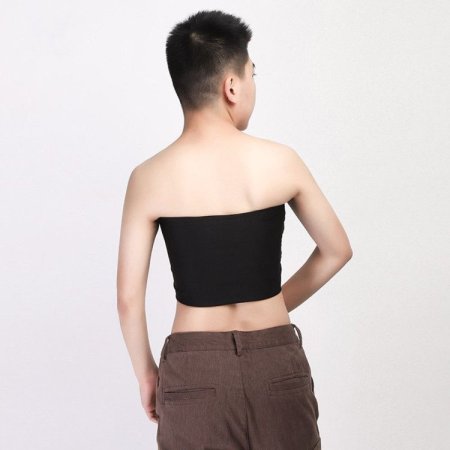 (image for) GF Strapless Chest Binder - Black Large