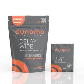 Dynamo Wellness Maximum Strength Delay Wipe 7.5% 6 Pack