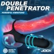 (image for) Double Thrust Thrusting & Vibrating Double Penetration C-Ring w/ Remote