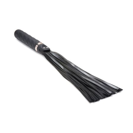 (image for) Vibra-Lasher 9X Vibrating Silicone Dildo Flogger