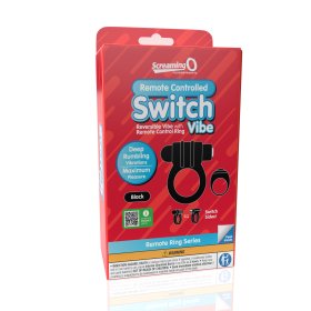 Screaming O Remote Controlled Switch Vibrating Ring - Black Screaming O Remote Controlled Switch Vibrating Ring - Black