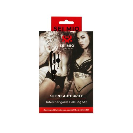 (image for) SEI MIO - Silent Authority - Progressive Interchangeable Ball Gag Set