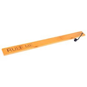 Bamboo Paddle Ruler - Rule Me Bamboo Paddle Ruler - Rule Me