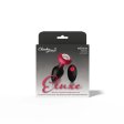 (image for) RUBY Ombre - MEDIUM Cheeky Charms Eluxe Vibrating Plug With Remote - Clear Gem