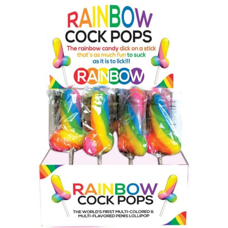 (image for) Rainbow Cock Pops - Display Box of 12
