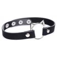 (image for) Kinky Kitty Ring Slim Choker - Black