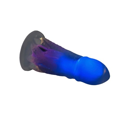 (image for) Cocktopus Deluxe Glow-in-the-Dark Vibrating Silicone Dildo w/ Remote