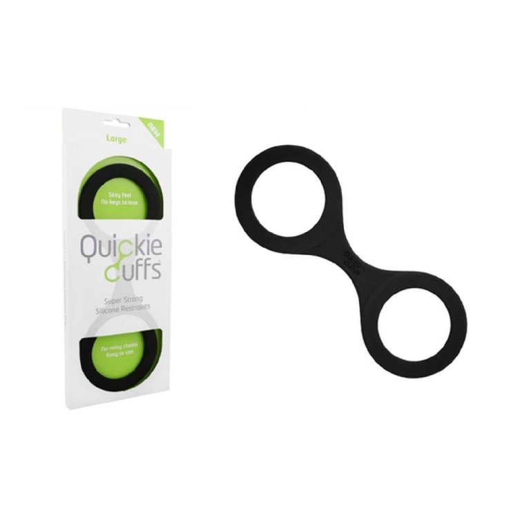 (image for) Quickie Cuffs - Large - Black