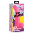 (image for) POP 7.5" Dildo with Balls - Pink