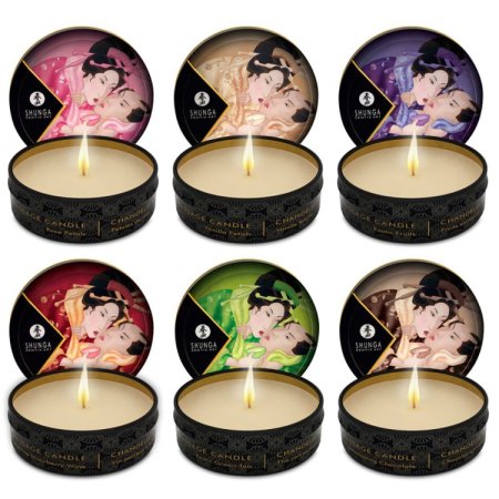 (image for) Mini Massage Candle 30 ml / 1 oz - Display with 24 small candles