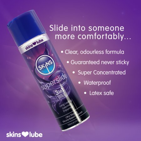 (image for) Skins Super Slide Silicone Based 4.4oz