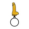 (image for) Gold Glitter Dildo Keychain *