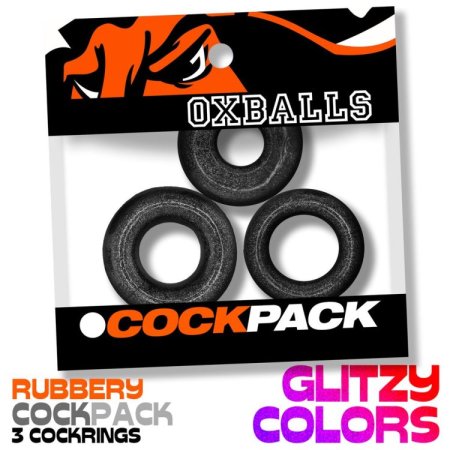 (image for) Cockpack Multi Design 3-Pack Black Mica