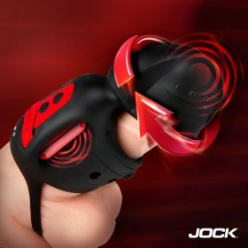 Helmet Humper Gyrating & Vibrating Silicone Masturbator