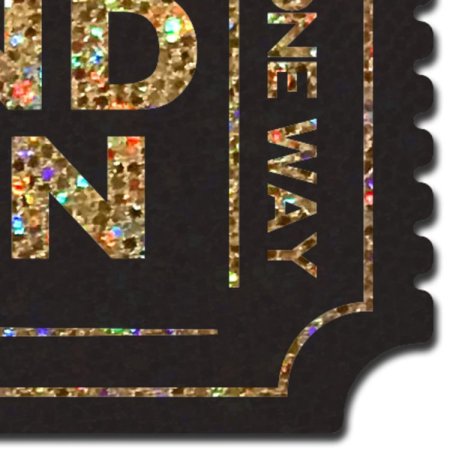 (image for) Pound Town Pasties: One-Way Ticket to Pound Town Gold Glitter