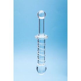 Clarity - Glass Dildo - Elysian Swirl