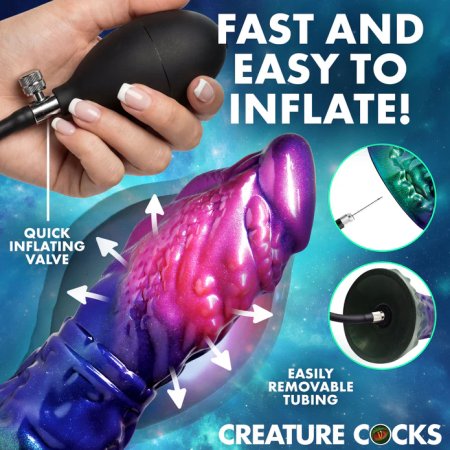 (image for) Gorge Alien Inflatable Silicone Dildo