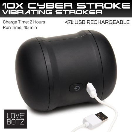 (image for) 10X Cyber Stroke Vibrating Stroker