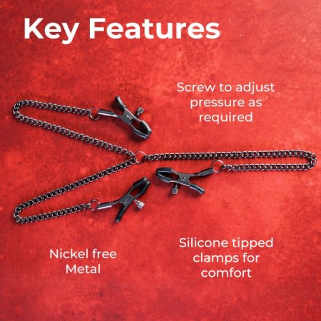 (image for) SEI MIO Triple Tease Nipple/Clit Clamps