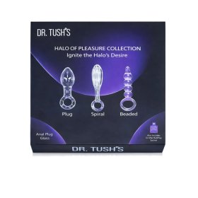 Halos of Pleasure – All Glass Anal Plug Trio