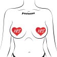 (image for) 'YES' Red Heart Pasties *