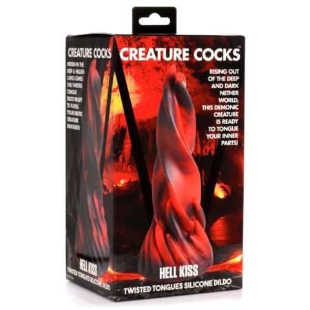 (image for) Hell Kiss Twisted Tongues Silicone Dildo