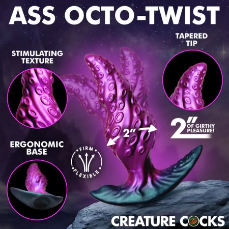 (image for) Octo-Twist Silicone Anal Plug
