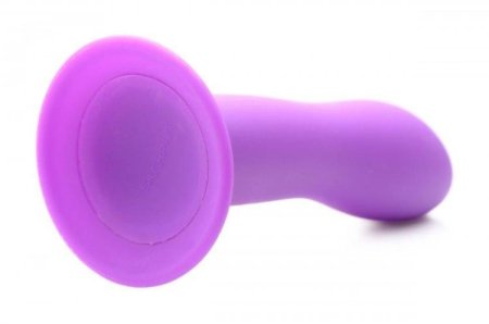 (image for) Squeezable Slender Dildo - Purple