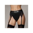 (image for) Vibrating Strap-on Thong w Garters XS/S